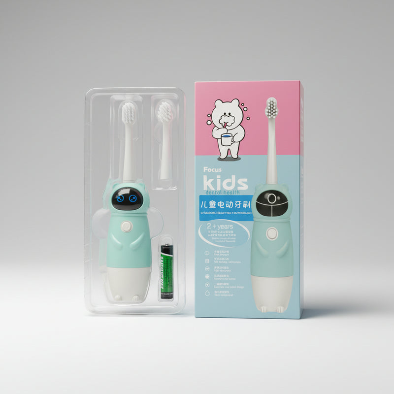 Electric Cartoon  Character Toothbrush For kids - 2+ Year - Project M Shop