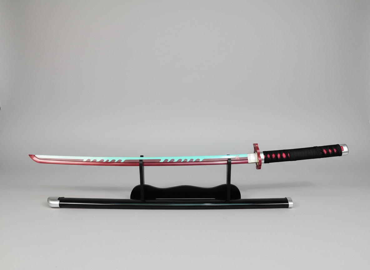 Rengoku Katana - 104 CM Full Length Flaming Nichirin Red LED Katana from Demon Slayer