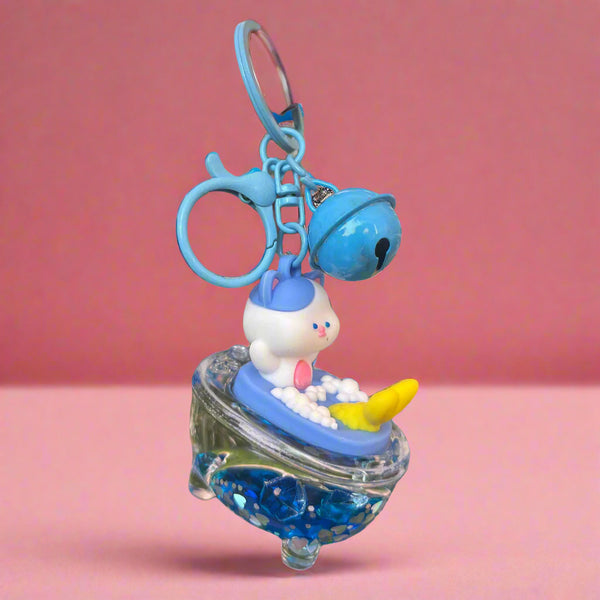 Cinnamoroll Acrylic Keychain with Bell - High Quality Accessory - Project M Shop