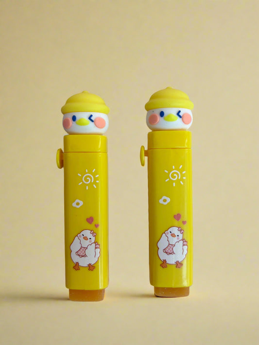 Cute chicken cartoon style Pen Eraser - Combo of 2 - Project M Shop
