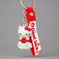 Hello Kitty Keychain PVC Rubber with Strap - Project M Shop
