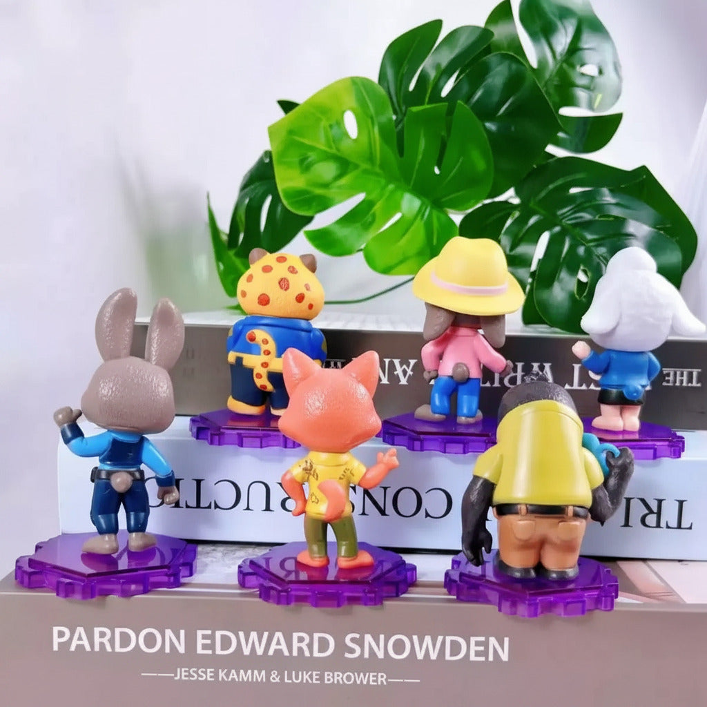 Zootopia series cartoon PVC figure - Desk Decor India - 1 random blind box