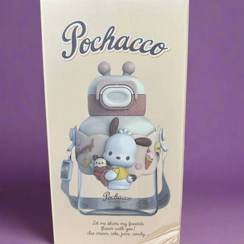 Pochacco Water Bottle for Kids - 700 Ml Sanrio Design - Project M Shop
