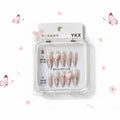 Heart & Kitty Charms Beautiful Press-On Nails - Size S - Project M Shop