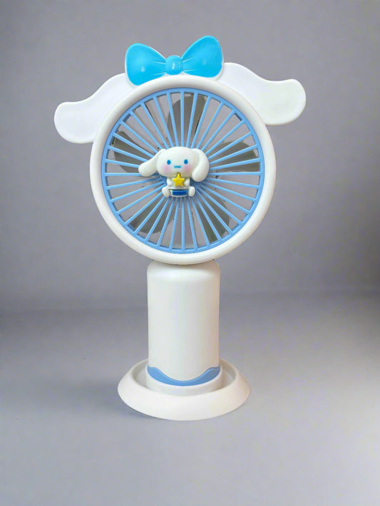 Cinnamoroll Mini Fan - Portable Single Speed Fan in Adorable Cinnamoroll Design - Project M Shop
