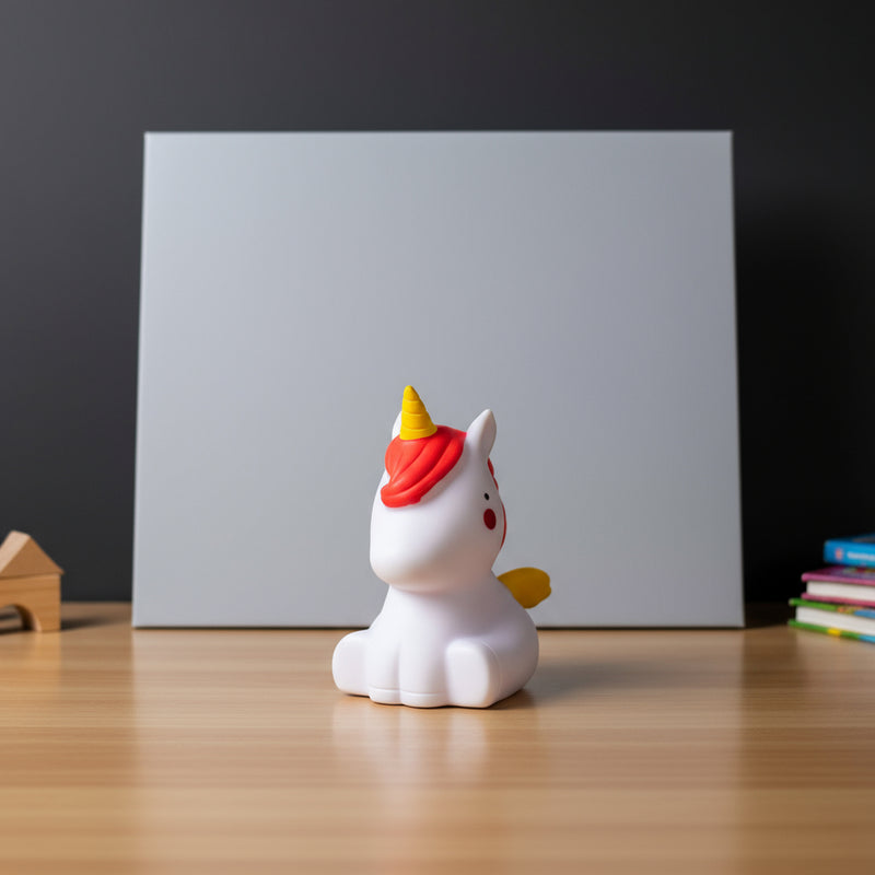 baby Unicorn Shaped Creative Silicon Plastic Night Light For Kids - Project M Shop