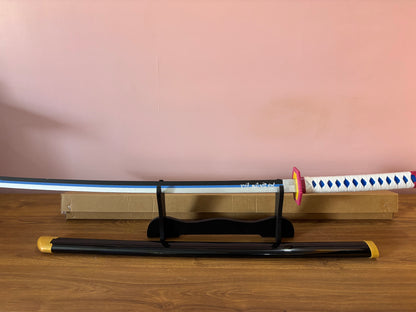 Giyuu Blue Wooden Sword - Anime Wooden Katana from Demon Slayer for Collectors - Project M Shop