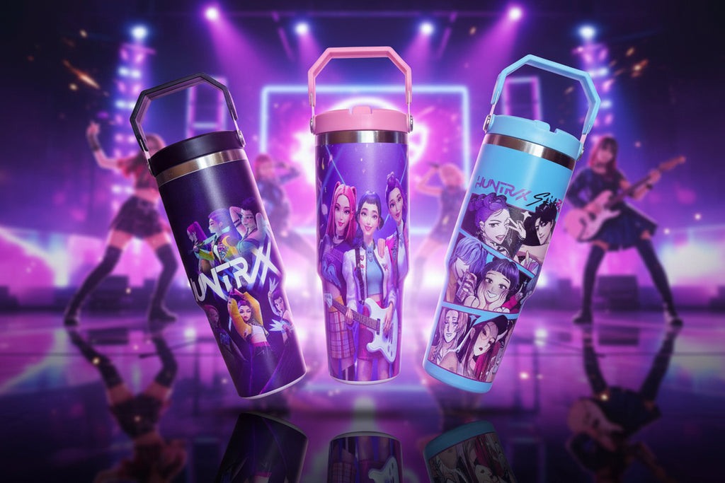K-Pop Demon Hunter Huntrx Stainless Steal Tumbler - 900 ML Demon Hunter Cup - Project M Shop