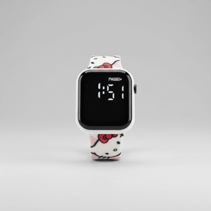 Cartoon Hello Kitty, Duck, Astronaut Printed Digital Watch For Kids - Project M Shop