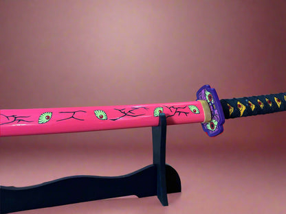 Demon Slayer Katana Replica - Kokushibo LED Samurai Sword Collectible for Fans - Project M Shop