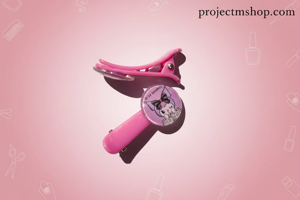 Sanrio Kuromi Nail Set with Hair Accessories for Stylish Nail Art - Project M Shop