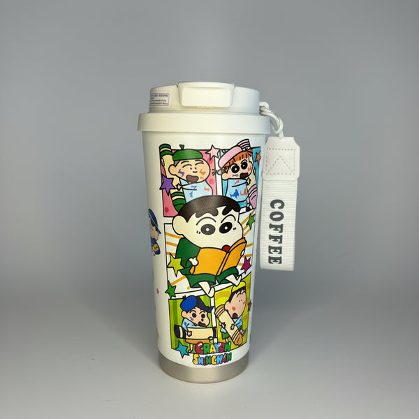 Shin-Chan Comic Book Design Insulated Tumbler - 600ML - Project M Shop