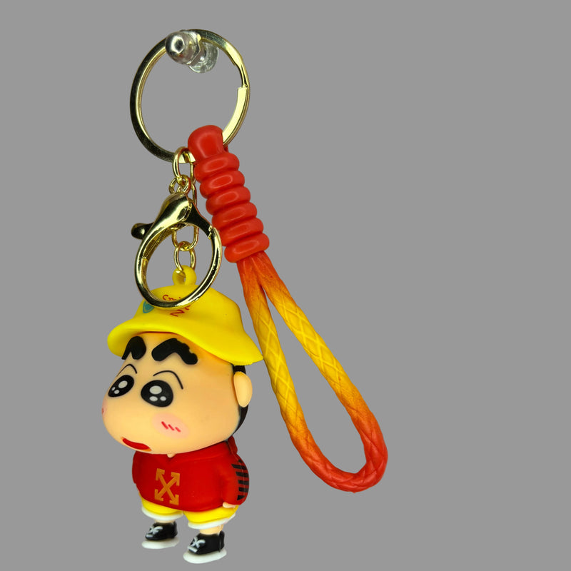 Shin-chan Red-Yellow Premium PVC Keychain for Collectors and Fans - Project M Shop