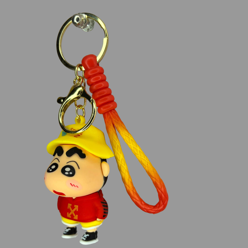 Shin-chan Red-Yellow Premium PVC Keychain for Collectors and Fans - Project M Shop