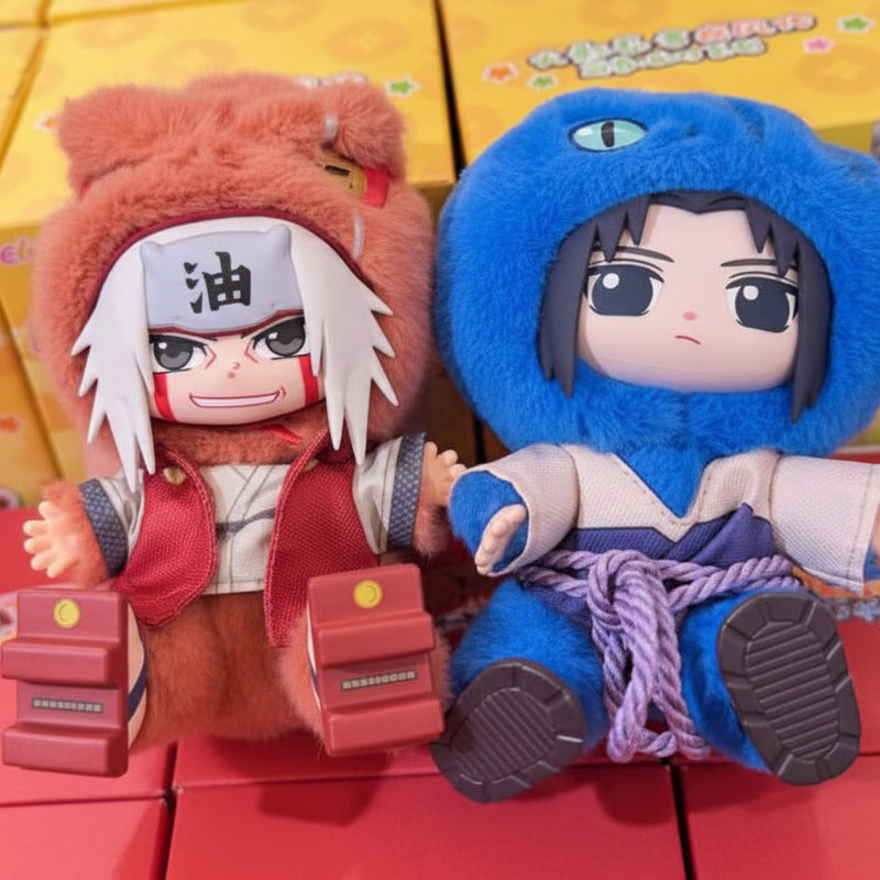 Eaki Naruto Cute Beast Sitting Party Vinyl Plush Pendant Blind Box - 1 Random Design - Project M Shop