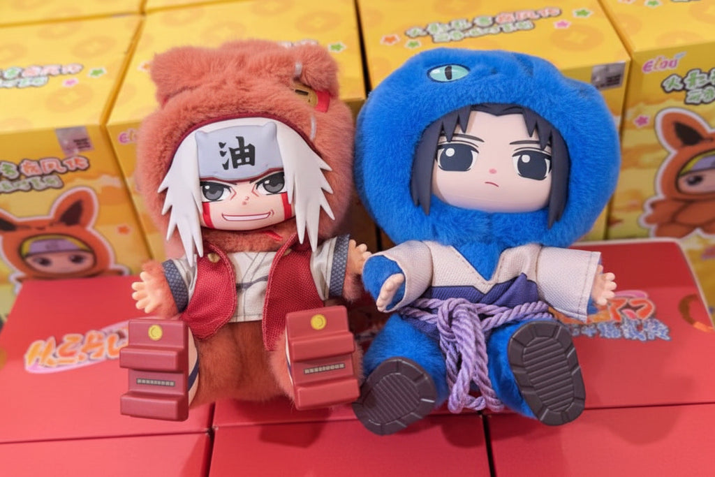 Eaki Naruto Cute Beast Sitting Party Vinyl Plush Pendant Blind Box - 1 Random Design - Project M Shop