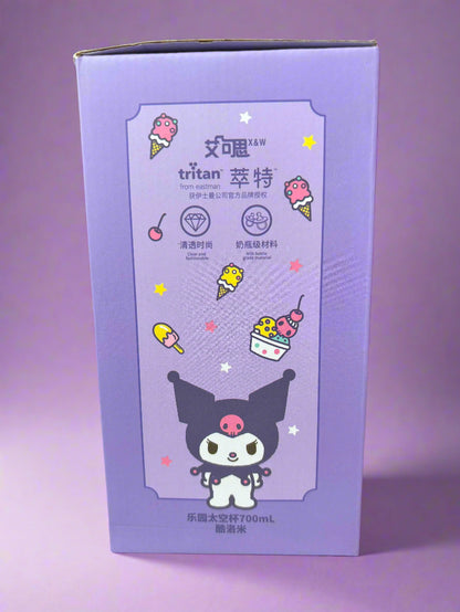 Kuromi Water Bottle 700 ML for Kids - Fun & Stylish Design - Project M Shop