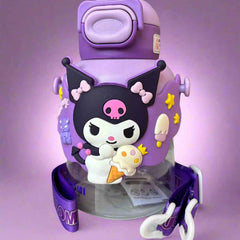 Kuromi Water Bottle 700 ML for Kids - Fun & Stylish Design - Project M Shop