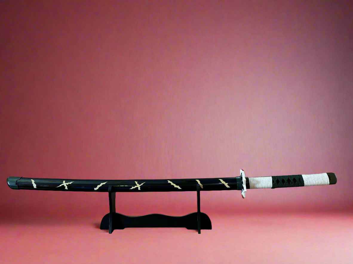 Shinazugawa Sanemi Katana - Wooden Sword of the Wind Hashira from Demon Slayer