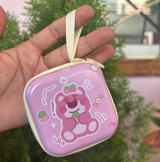Cute Bear Coin Keeper Keychain for Easy Coin Storage - Project M Shop