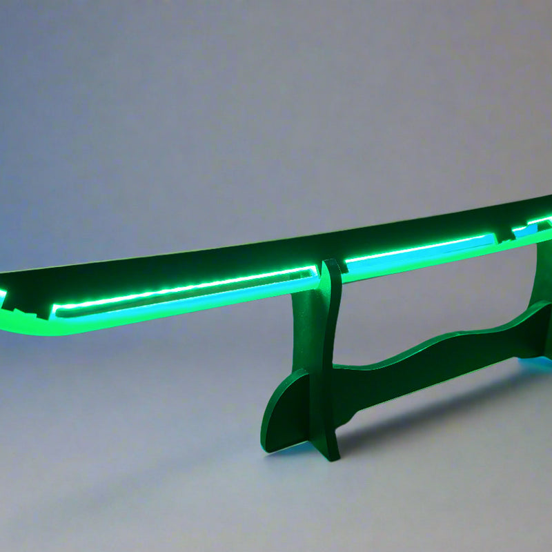 Led Light Glowing Chinese Style LED Katana Swords - Green Color for Gifts and Decorations - Project M Shop