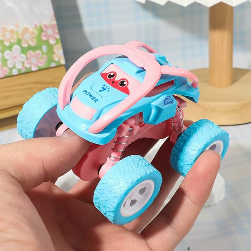 Mini Monster Car Toy With Friction Drive Cute Toy For Children - Random Color - Project M Shop