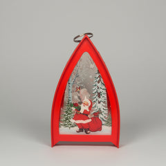 Santa Tringle Shaped Lantern LED Light For Decoration - For Indoor Use - Project M Shop