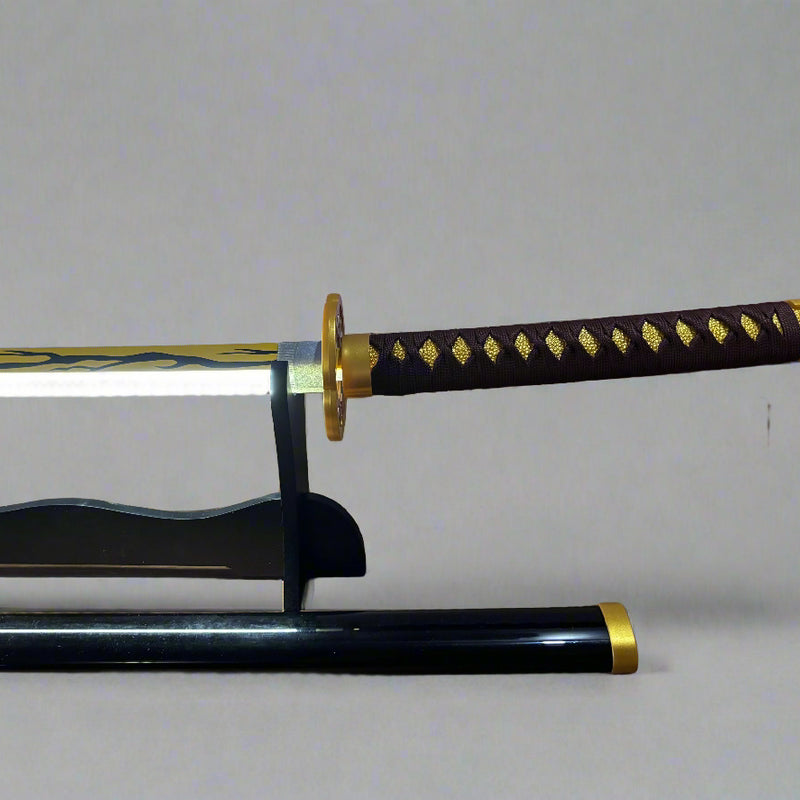 Glowing Katana Sword - Kaigaku LED Anime Cosplay Wooden Sword Inspired by Demon Slayer - Project M Shop