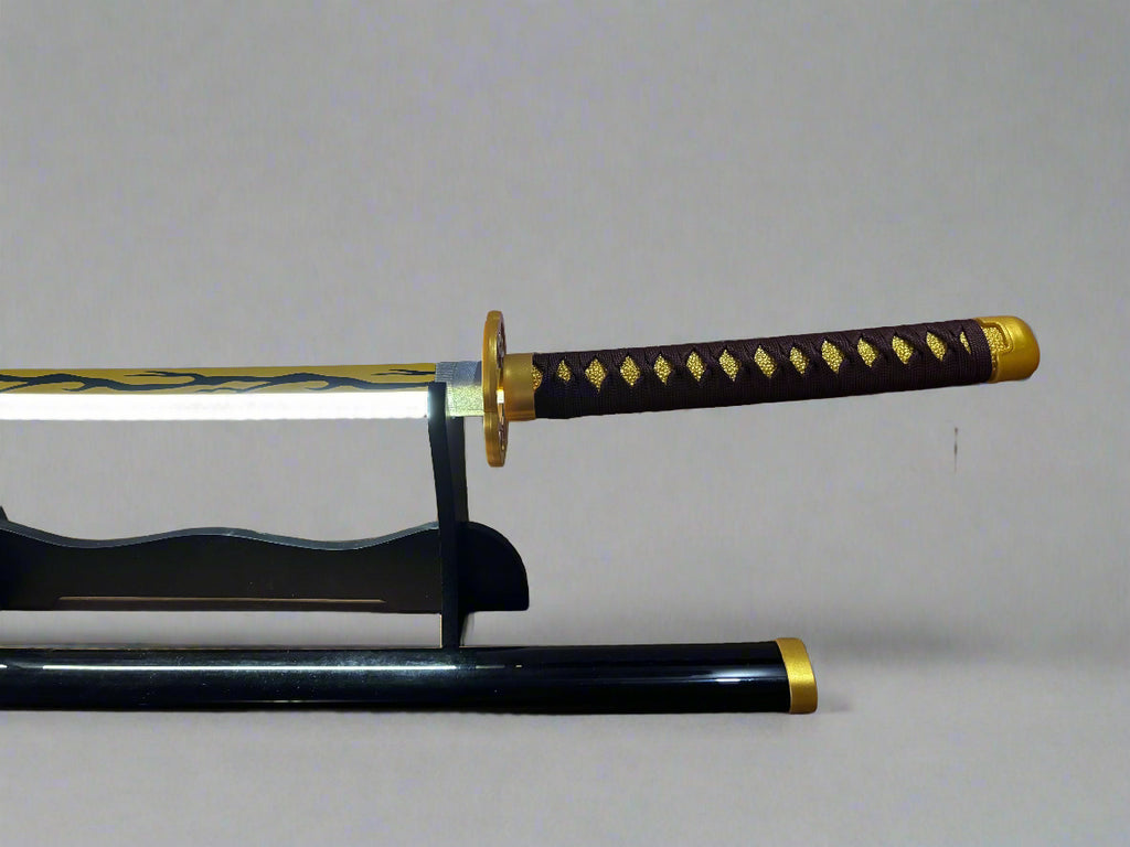 Glowing Katana Sword - Kaigaku LED Anime Cosplay Wooden Sword Inspired by Demon Slayer - Project M Shop