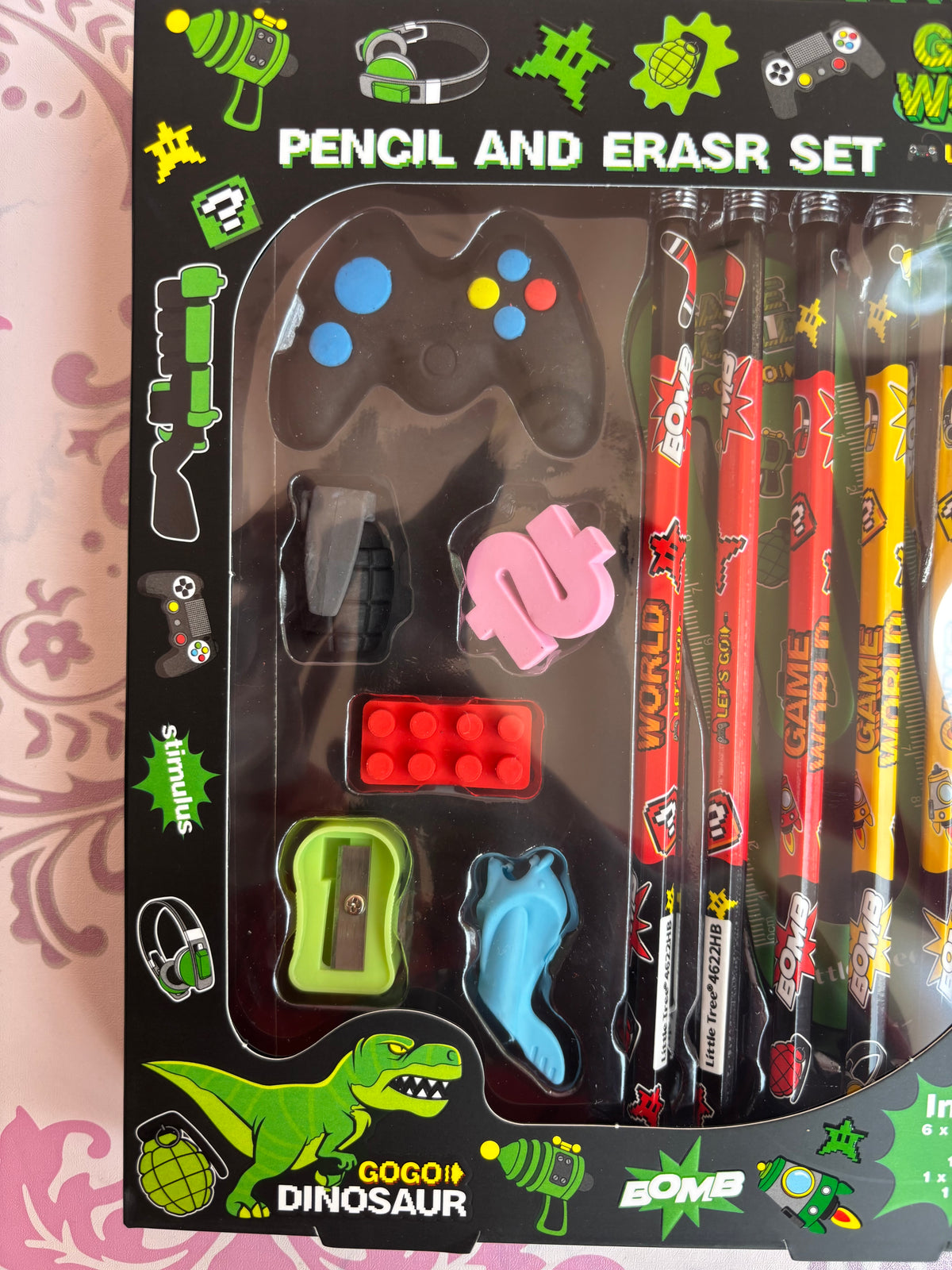 Game World Stationery Set – 13 PCs Gaming-Themed School Kit