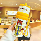 Zootopia Wild & Cute Insulated Stainless Steel Tumbler With Straw - 700 Ml - thumbnail 4