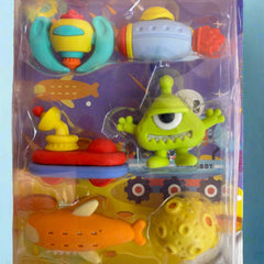Space Theme Eraser Set For Kids - 6 Pieces - Project M Shop