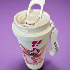 Heavenly Sips Angel Stitch Tumbler: Insulated Stainless Steel for Perfect Sips - Project M Shop