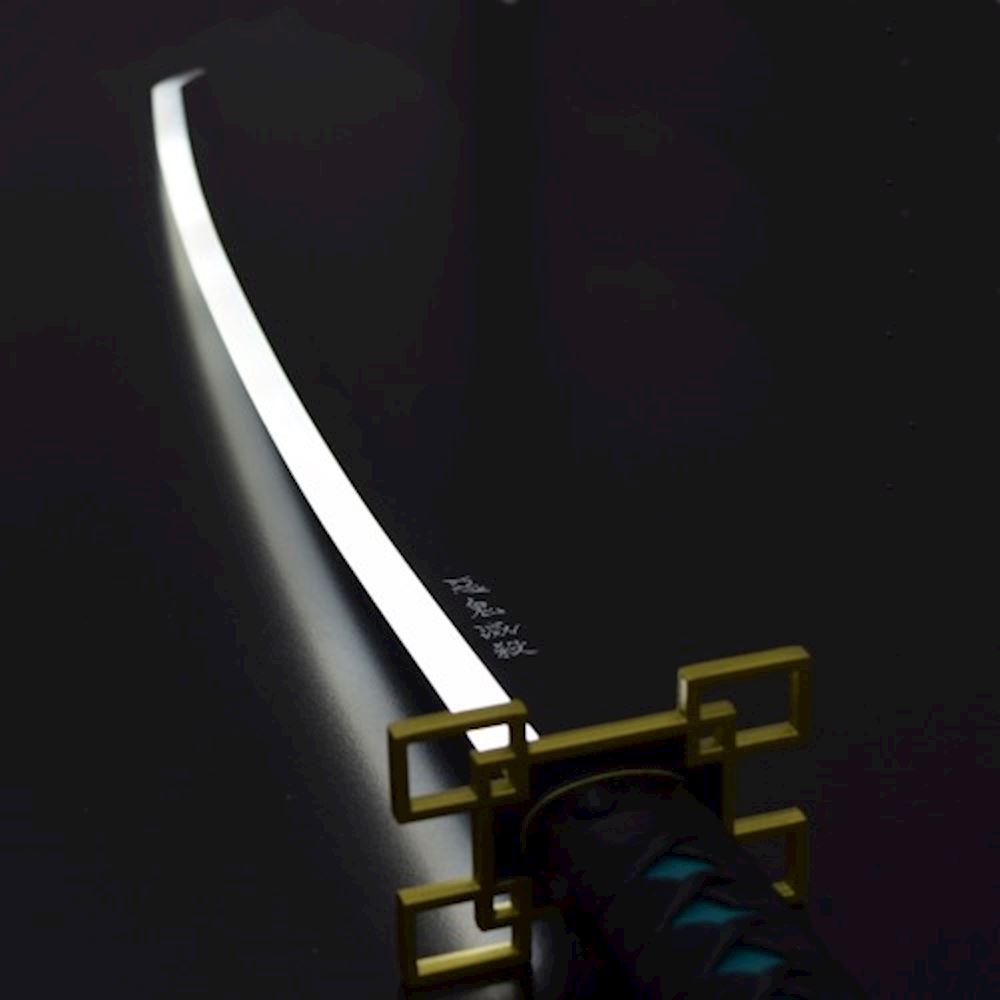 Muichiro Tokito Katana - 104CM Full Length LED Katana for Demon Slayer Collectors