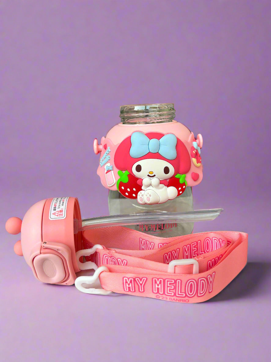 My Melody Water Bottle for Kids – 700ml BPA-Free Design