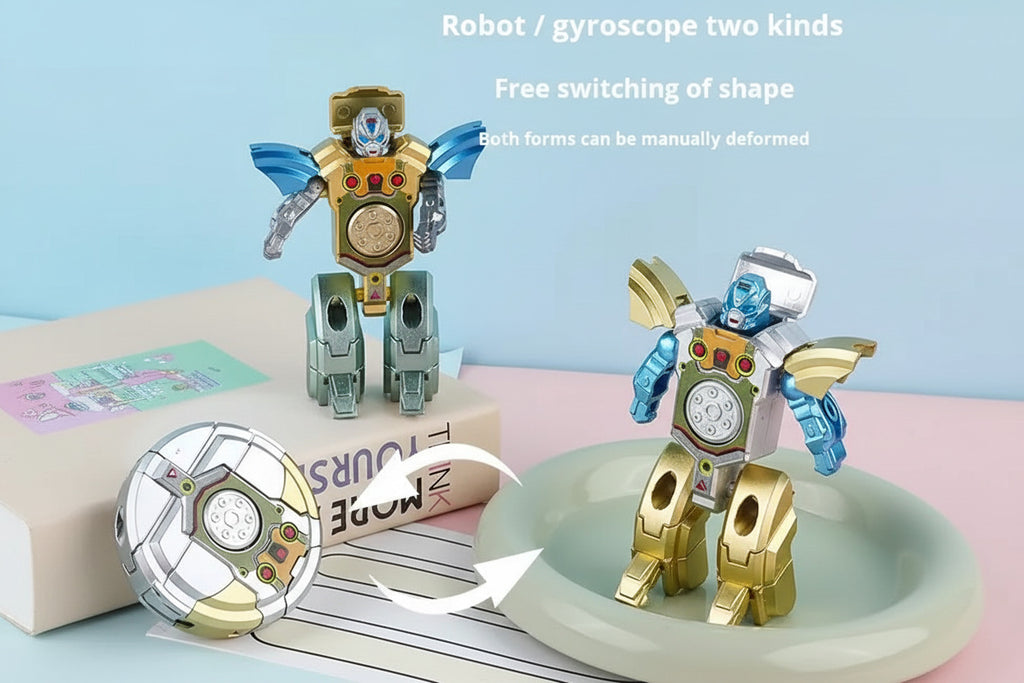 Transformable Fidget Spinner Gyro Toys - Stress Relief & Sensory Robot Toy for All - Project M Shop