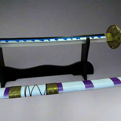 One Piece Wooden LED Katana | Nidai Kitetsu Monkey D Luffy Wooden Sword for Cosplay