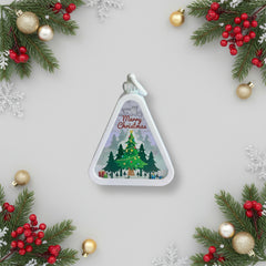 Christmas Tree Triangle Shaped Lantern LED Light For Decoration - For Indoor Use (White) - Project M Shop