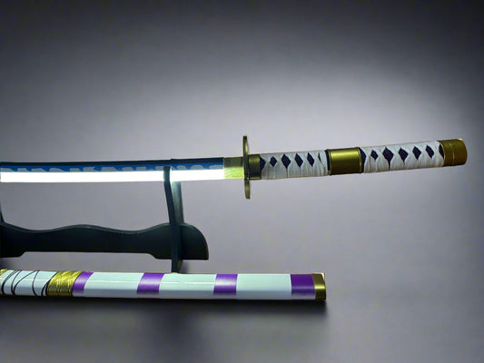 One Piece Wooden LED Katana | Nidai Kitetsu Monkey D Luffy Wooden Sword for Cosplay - Project M Shop
