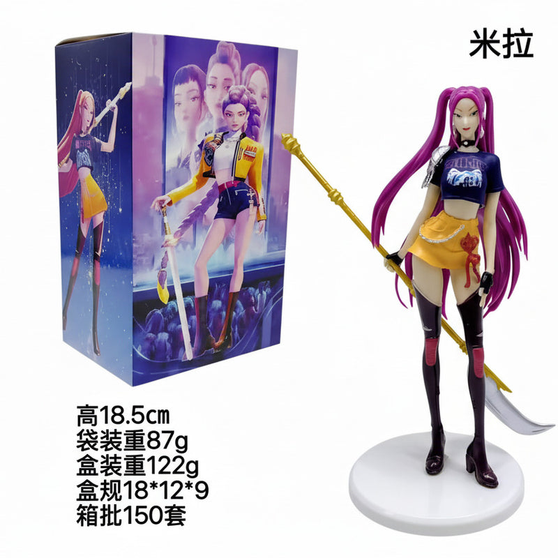 K-Pop Demon Hunter Huntrx Beautiful Hand-made PVC Collectable Models For Desktop & Decoration - Project M Shop