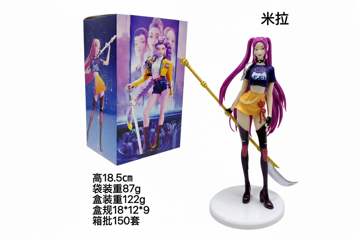 K-Pop Demon Hunter Huntrx Beautiful Hand-made PVC Collectable Models For Desktop & Decoration - Project M Shop