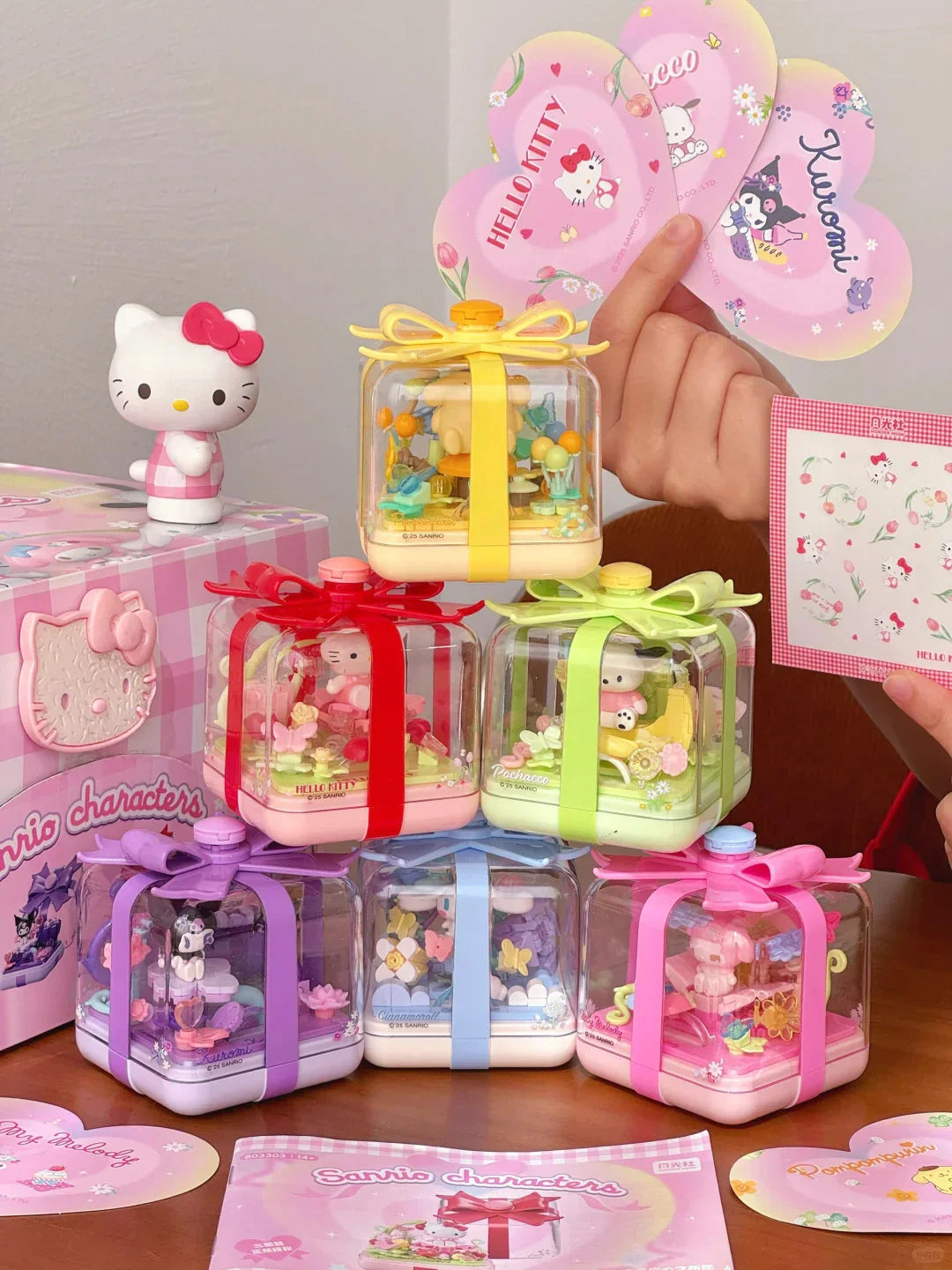 Sanrio Starwish Ring Box Building Block Blind Box - 1 Random Blind Box