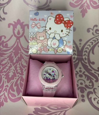 Sanrio Children's Watch - Luminescent Silicone Strap with Gift Box - Project M Shop