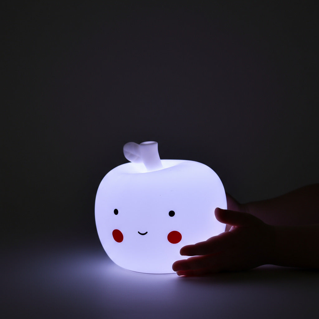 Apple Shaped Creative Silicon Plastic Night Light For Kids - Project M Shop