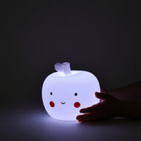Apple Shaped Night Light for Kids – Creative Silicon Plastic Design