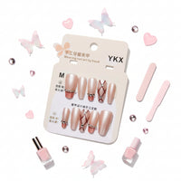 Pearl With Strap Beautiful Press-On Nail - Size M
