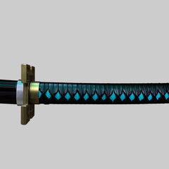 Muichiro Blue LED Demon Slayer Katana 104 CM Full Lenght - Project M Shop