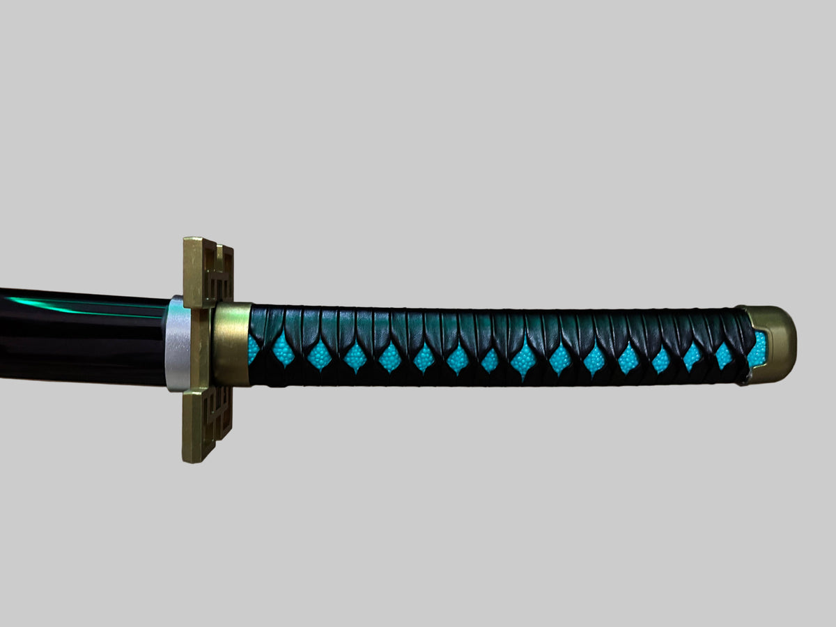Muichiro Blue LED Katana 104 CM Full Length - Demon Slayer Collectible
