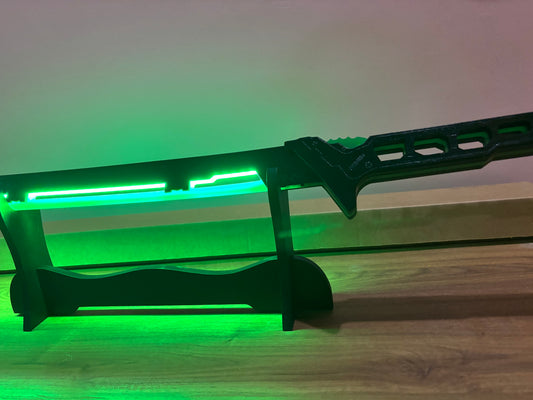Led Light Glowing Chinese Style LED Katana Swords - Green Color for Gifts and Decorations - Project M Shop