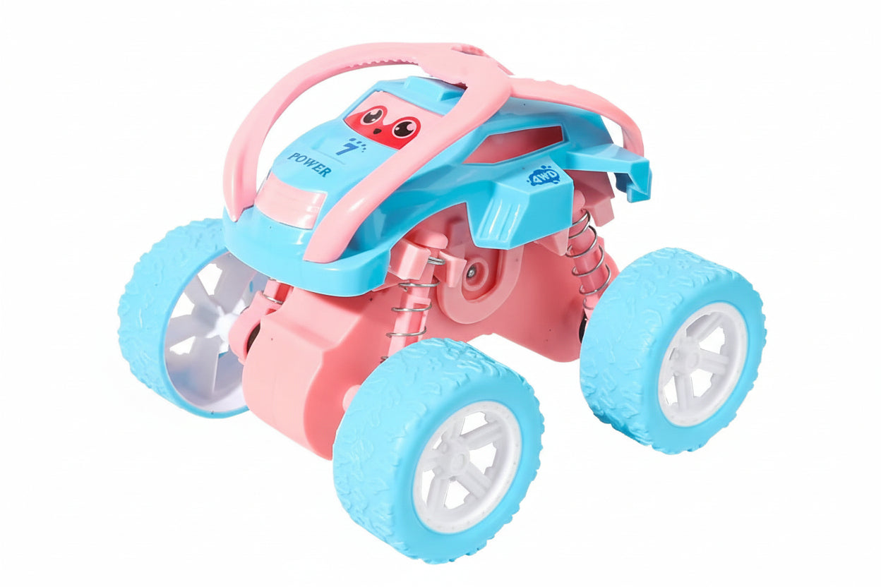 Mini Monster Car Toy With Friction Drive Cute Toy For Children - Random Color